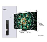 65Q7C 65" QD-Mini LED, 4K HDR Premium 2600, Smart TV with Google TV (Dolby Vision IQ & Atmos, CrystGlow HVA Panel, Motion Clarity Pro 144Hz, Game Master) [Energy Class F]