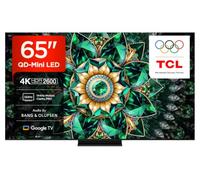 TCL 65Q7C-UK QD-Mini LED TV, 4K HDR Premium 2600, Smart TV Powered by Google TV (Dolby Vision IQ & Atmos, HVA Panel, Audio by Bang & Olufsen, 144Hz Motion Clarity Pro)