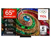 TCL 65Q7D-UK 65 Inch RGB-Mini LED TV, 4K HDR 2000 nits, 1,344 Precise colour Zones, Google TV, Dolby Vision IQ & Atmos, 2.1 Onkyo, 144Hz, Apple AirPlay 2, Alexa (2026 New Model)