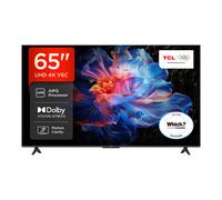 TCL 65V6C 65” Direct LED TV, 4K HDR TV, Smart TV Powered by Google TV (Dolby Vision & Atmos, Motion clarity, compatible with Google Assistant & Alexa)