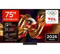 TCL 75" 4K Ultra HD MiniLED Smart Google TV [2026] - 75C8L-UK, Black
