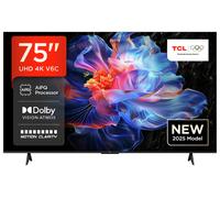 TCL 75V6C-UK TV 190.5 cm (75") 4K Ultra HD Smart TV Wi-Fi Metallic 330 cd/m²