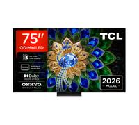 TCL 75A400U UK 75 4K Ultra HD HDR Smart QD Mini LED TV Dolby Vision Do