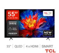 Tcl 75P8K-Uk 75" Qled 4K Uhd Smart Tv, Hdr10+, Dolby Vision & Atmos, Aipq Processor, Hdmi 2.1, Google Tv