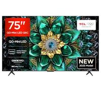 TCL Q6C 75" 4K Ultra HD QLED Smart Google TV - 75Q6C-UK, Silver