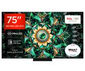 TCL 75Q7C-UK 75” QD-Mini LED TV, 4K UHD, Smart Google TV with 144Hz Motion Clarity Pro, Dolby Atmos , Audio by Bang & Olufsen, Game Master