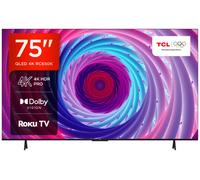 TCL 75RC650K 75-inch QLED Pro Television, 4K Ultra HD, Roku TV (Smart TV with Dolby Vision & Audio, HDR 10+, compatible with Google assistant & Alexa)