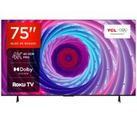 TCL 75RC650K 75-inch QLED Pro Television, 4K Ultra HD, Roku TV (Smart TV with Dolby Vision & Audio, HDR 10+, compatible with Google assistant & Alexa)