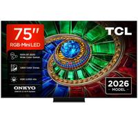 TCL 75RM7L-UK 75 4K HDR Smart Google TV Ultra Large 75 Inch UHD TV with Dolby Vision HDR & Google TV Streaming Apps