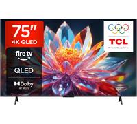 TCL 75T6C-UK 75 Inch QLED 4K HDR TV, Fire TV (Smart TV with Dolby Vision & Atmo