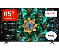TCL 85" 4K Ultra HD MiniLED Smart Google TV [2025] - 85Q6C-UK, Silver
