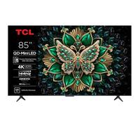 TCL 85 Inch QLED-MiniLED TV Smart Google TV, 4K UHD, Dolby Vision Atmos, 144Hz, ONKYO 2.1 Hi-Fi System, Dolby Vision HDR, Ultra Slim Design - 85C6K (2025 Model)