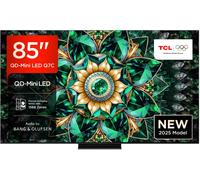 TCL 85Q7C-UK 85" Mini LED Smart TV, 4K Ultra HD, Black, D Rated D