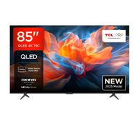 TCL 85T8C-UK 85" 4K 144Hz Gaming QLED Onkyo 2.1 Dolby Atmos Google TV with Dolby Vision & HDR 10+ BBC iPlayer (2025 New Model)