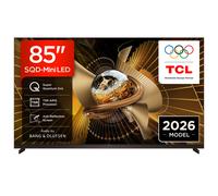 TCL 85X11L-UK 85-Inch 4K SQD Mini LED Google TV Ultra HD HDR Smart TV with Dolby Vision IQ 144Hz Gaming & AI Picture En
