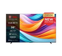 TCL 98" QLED Smart 4K Ultra HD TV C655K Android TV HDR Dolby Vision WiFi [EEK: G]