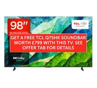 TCL 98C855K TV 2.49 m (98") 4K Ultra HD Smart TV Wi-Fi Titanium 3500 cd/m²