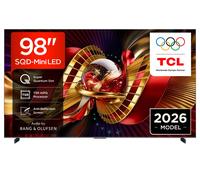 TCL 98C8L-UK 98-Inch 4K QLED Mini LED Google TV Ultra HD HDR Smart TV with Dolby Vision IQ 144Hz Gaming & ONKYO Audio