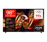 TCL 98C8L-UK 98-Inch 4K QLED Mini LED Google TV Ultra HD HDR Smart TV with Dolby Vision IQ 144Hz Gaming & ONKYO Audio