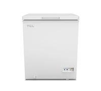 TCL 98L Freezer with Storage Basket, Counter-Balanced Lid, Wheels, Front Water Disposal, Adjustable Temperature, Suitable for Multiple Scenarios, Energy Class E, CF126EWE0