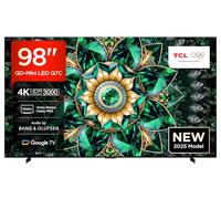 TCL 98Q7C-UK QD-Mini LED TV, 4K HDR Premium 2600, Smart TV Powered by Google TV (Dolby Vision IQ & Atmos, HVA Panel, Audio by Bang & Olufsen, 144Hz Motion Clarity Pro)