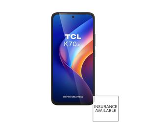 TCL K70 4G 128GB 4GB RAM Dual SIM Smartphone with Protective Case - Midnight Black