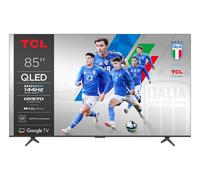 85" TCL 85P8K Smart 4K Ultra HD HDR QLED TV, Silver/Grey