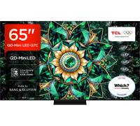 TCL Q7C 65" 4K Ultra HD MiniLED Smart Google TV - 65Q7C-UK, Silver