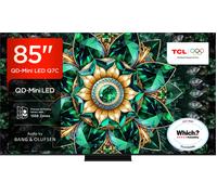 TCL Q7C 85" 4K Ultra HD MiniLED Smart Google TV - 85Q7C-UK, Silver