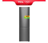 TCL RF366BSE0UK Fridge-Freezer Combination, Fridge Capacity 202L, Freezer Capacity 80L, 55cm Compact Size, Inverter Compressor, Reversible Door, Electronic Control [Energy Class E]