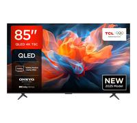 TCL 85T8C-UK 85" 4K 144Hz Gaming QLED Onkyo 2.1 Dolby Atmos Google TV with Dolby Vision & HDR 10+ BBC iPlayer (2025 New Model)