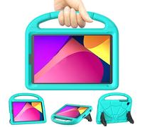 TCL Tab 8 LE Case for Kids(Model: 9137W, 2023 Released), Lainergie Lightweight Shockproof Kids Friendly Cover with Handle Kickstand for TCL Tab 8 LE Model: 9137W/ TCL Tab 8 WiFi Model: 9132X,Turquoise
