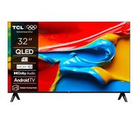 TCL TV 32V4C - 32" HD Smart QLED Direct LED with Android TV and HDR - Compatible with Google Cast and Google Home, Delgado Design
