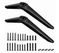 TCL TV Stand Legs Compatible with 28-65 Inch Roku TV Models, Black ABS Replacement Feet with Screws
