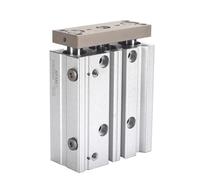 TCM12/16/20/25/32/40/50/63/80 Three Axes Rods Guided Air Cylinder 20/60/70mm Stroke with Magnet Pneumatic Cylinders 1Pcs(Stroke 60mm-S,TCM25)