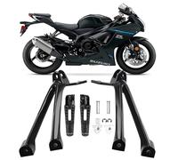 TCMI Motorcycles Black Rear Passenger Foot Peg Bracket For Suzuki Gsxr600 Gsxr750 2006 2007