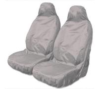 TCMYQS 3 PC Car Seat Covers Waterproof, for Subaru XV Forester Outback Impreza BRZ WRX Legacy Heavy Duty Fabric Seat Covers,D Grey