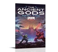 TCNDFZ Doom EternalArt Painting Decoration Classic Canvas Wall Art Prints Poster Decoration Picture Living RoomWall DecorFrame-style24x36inch(60x90cm)