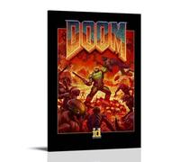 TCNDFZ DoomArt Painting Decoration Classic Canvas Wall Art Prints Poster Decoration Picture Living RoomWall DecorFrame-style24x36inch(60x90cm)