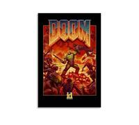 TCNDFZ DoomArt Painting Decoration Classic Canvas Wall Art Prints Poster Decoration Picture Living RoomWall DecorUnframe-style12x18inch(30x45cm)