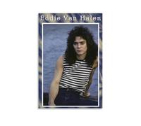 TCNDFZ Eddie Van Halen Art Painting Decoration Classic Canvas Wall Art Prints Poster Decoration Picture Living RoomWall Decor 20x30inch(50x75cm) Unframe-style
