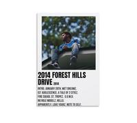 TCNDFZ J. Cole 2014 Forest Hills DriveArt Painting Decoration Classic Canvas Wall Art Prints Poster Decoration Picture Living RoomWall DecorUnframe-style12x18inch(30x45cm)