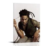 TCNDFZ Lenny Kravitz Art Painting Decoration Classic Canvas Wall Art Prints Poster Decoration Picture Living RoomWall Decor 16x24inch(40x60cm) Frame-style-14