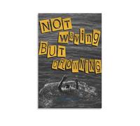 TCNDFZ Loyle Carner Not Waving, But DrowningArt Painting Decoration Classic Canvas Wall Art Prints Poster Decoration Picture Living RoomWall DecorUnframe-style12x18inch(30x45cm)