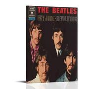 TCNDFZ The Beatles Hey JudeArt Painting Decoration Classic Canvas Wall Art Prints Poster Decoration Picture Living RoomWall DecorFrame-style08x12inch(20x30cm)