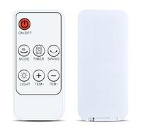 TCNOUMT Fan Heater Remote Control Replacement Compatible with iDOO Electric Fan Room Heater I-C-011