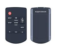 TCNOUMT N2QAYC000109 Sub N2QAYC000098 Remote Control Replacement for Panasonic Home Theater Audio System SC-HTB485 SC-HT580 SU-HTB580 SB-HWA580 SU-HTB485 SB-HWA480 SC-HTE80 SC-HTB580