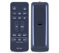 TCNOUMT RC-1251 Replacement Remote Control Compatible with Denon Sound Bar DHT-S217 DHT-S218 DHTS217 DHTS218 RC-1245 RC-1236