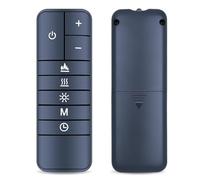 TCNOUMT Replacement Remote Control Compatible with Ambient Glow Adam Acantha Horizon Bemodern Electric fire Stove, Black