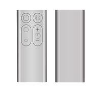 TCNOUMT Tower Fan Replacement Remote Control, Compatible with Dyson TP00 TP01 AM11 Pure Cool Tower Purifier Fan, Silver, Non-metallic material, for Part Number: 965824-06 965824-07